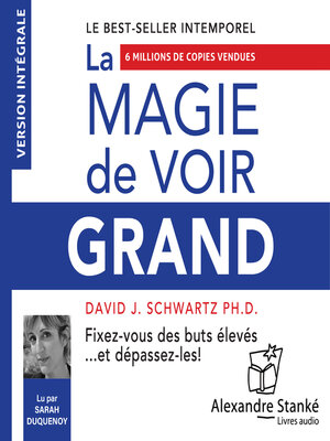 cover image of La magie de voir grand
